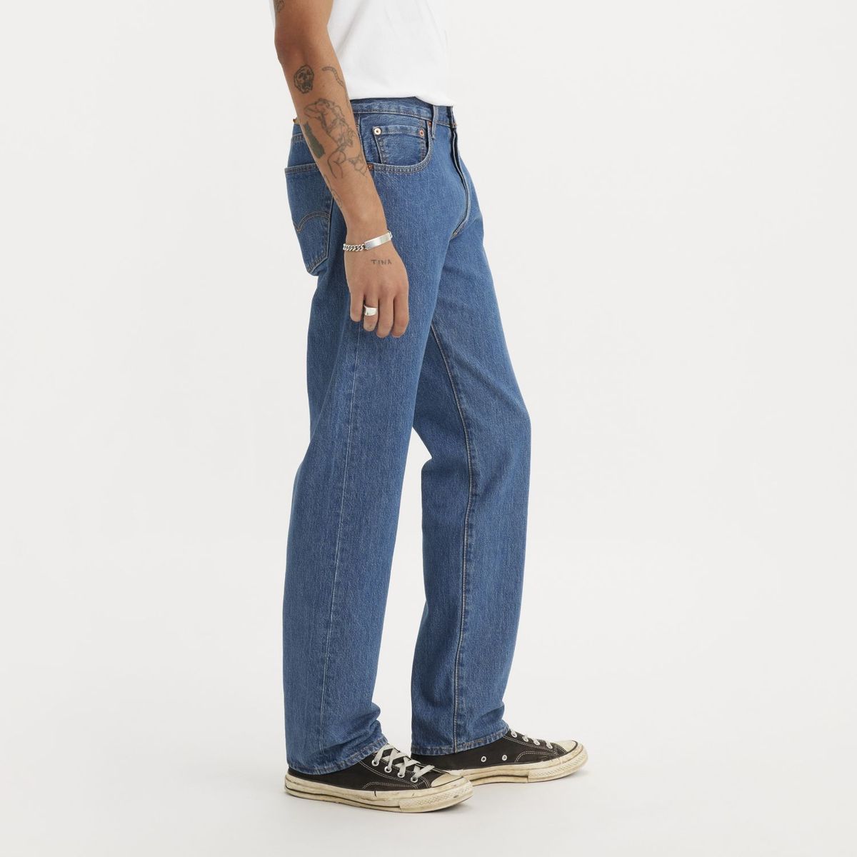 LEVIS - Jeans Hombre 501 Original Fit Azul Medio Levis