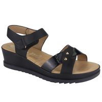 Sandalia Mujer Negro Casual Piura-11