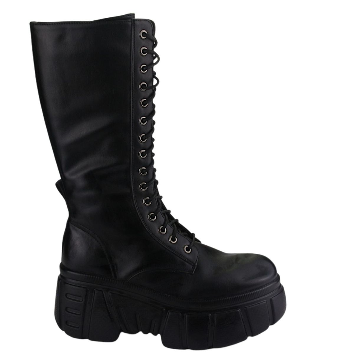 CHALADA - Botin Mujer Negro Plataforma Chalada 38-Nrock-8