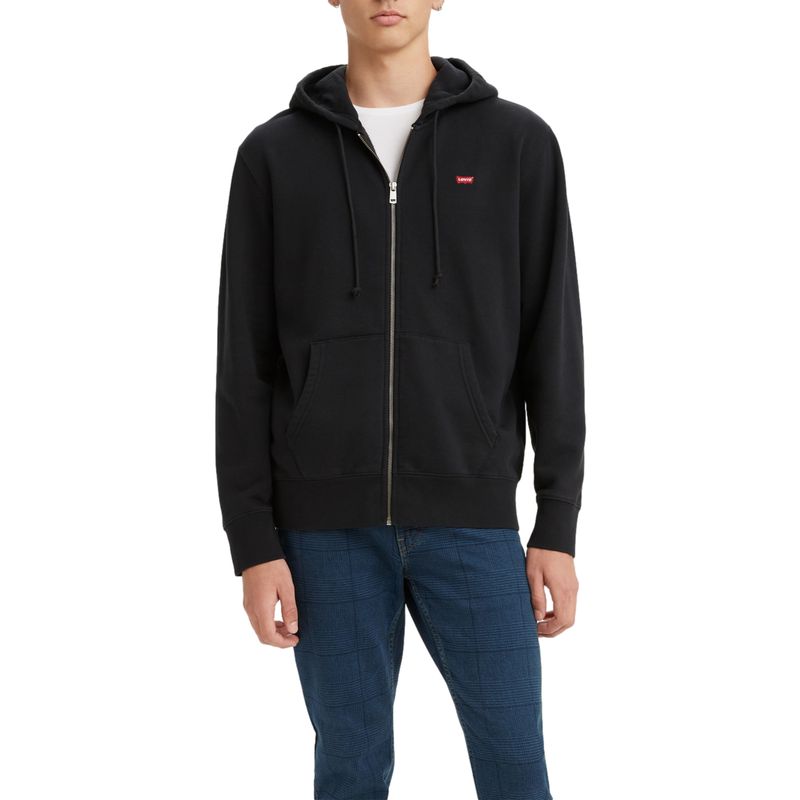LEVIS - Polerón Hombre Regular Fit Color entero Negro Levis