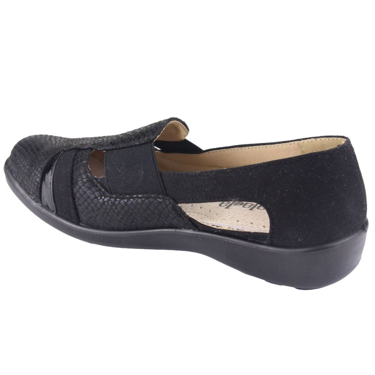 CHALADA - Zapato Mujer Negro Comfort Chalada Deco-5