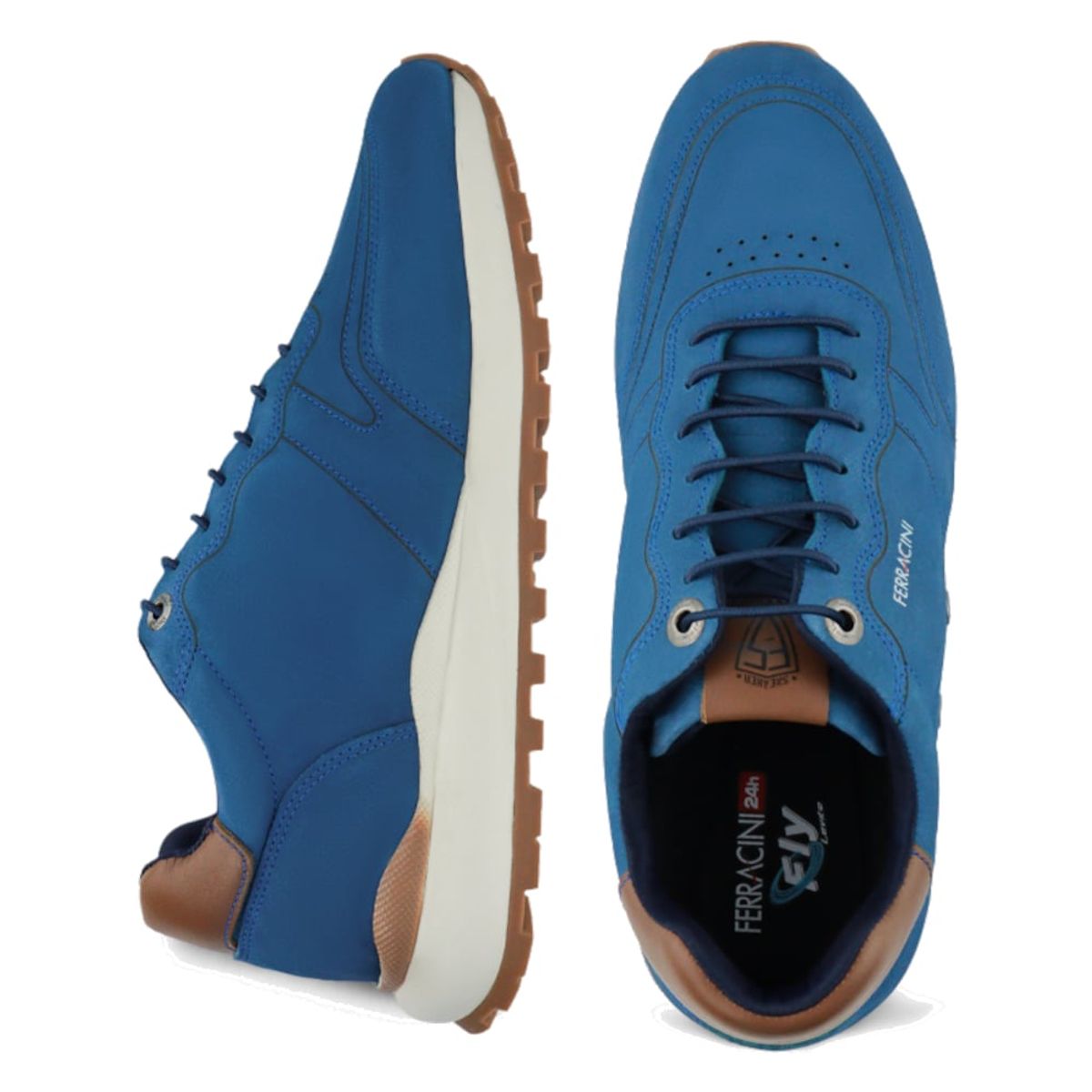 FERRACINI - Zapatilla Hombre Azul Casual Ferracini 9352