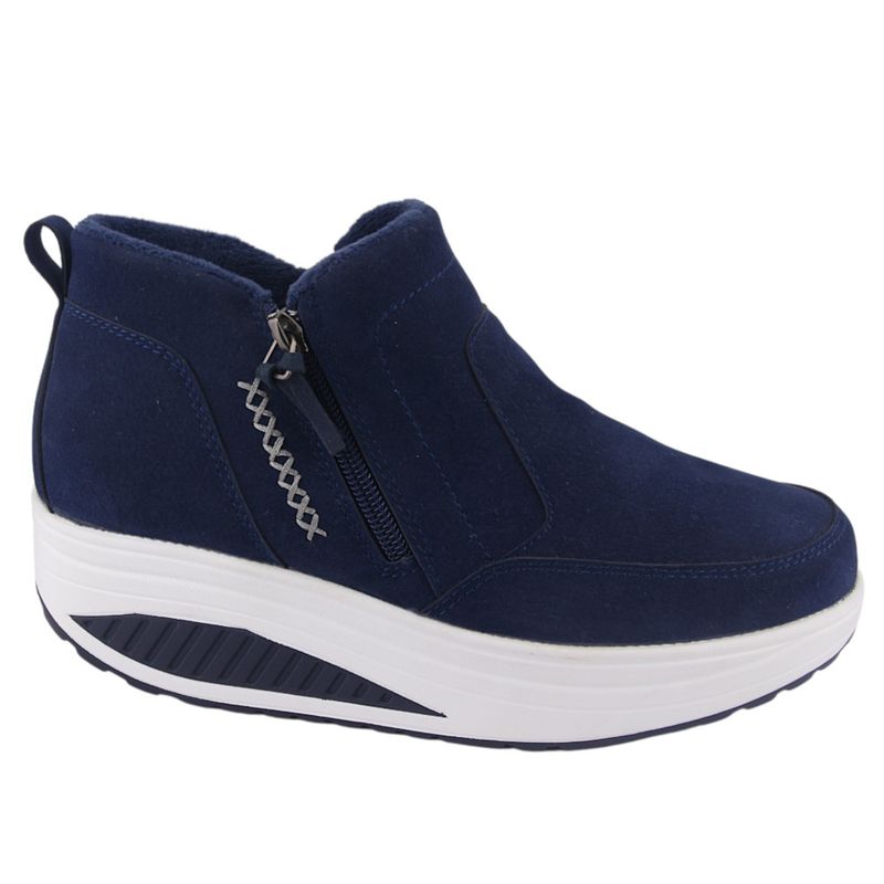 FUNWAY - Botin Mujer Azul Marino Casual Funway Tija-32
