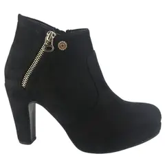 CHALADA - Botin Mujer Negro Moda Bambina-3