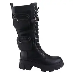 CHALADA - Bota Mujer Negro Casual Floyd-4