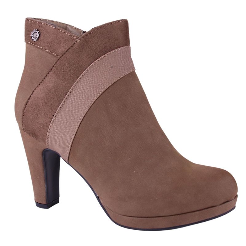 CHALADA - Botin Mujer Taupe Moda Chalada Bambina-5