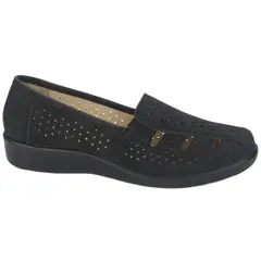 CHALADA - Zapato Mujer Negro Comfort Deco-1