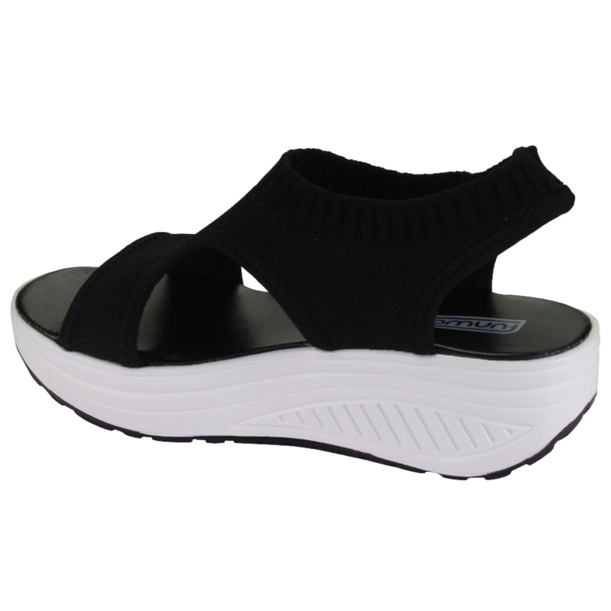 FUNWAY - Sandalia Mujer Negro Plataforma Funway Tija-29