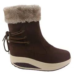 FUNWAY - Botin Mujer Café Casual Tija-34