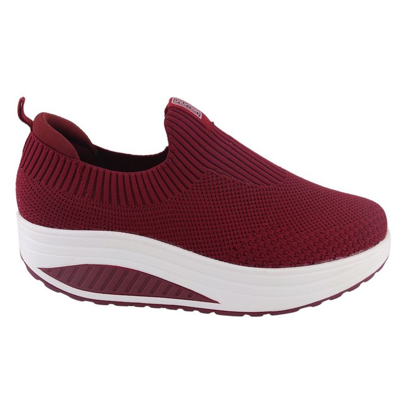 FUNWAY - Zapatillas Mujer Rojo Casual Funway Tija-40