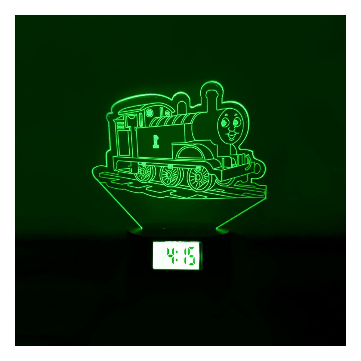 3DILUTION - Lámpara 3d Tomas el Trencito Base Reloj USB