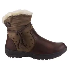 CHALADA - Botin Mujer Camel Comfort Qual-1