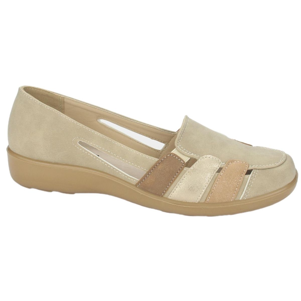 CHALADA - Zapato Mujer Beige Comfort Chalada Deco-2