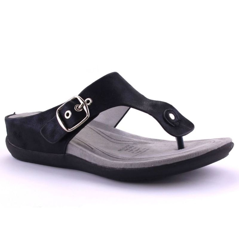 CHALADA - Sandalia Mujer Negro Comfort Chalada Ceniza-1