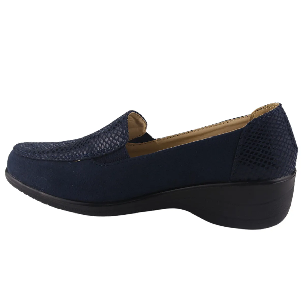 CHALADA - Mocasin Mujer Azul Marino Comfort Chalada Oscar-1