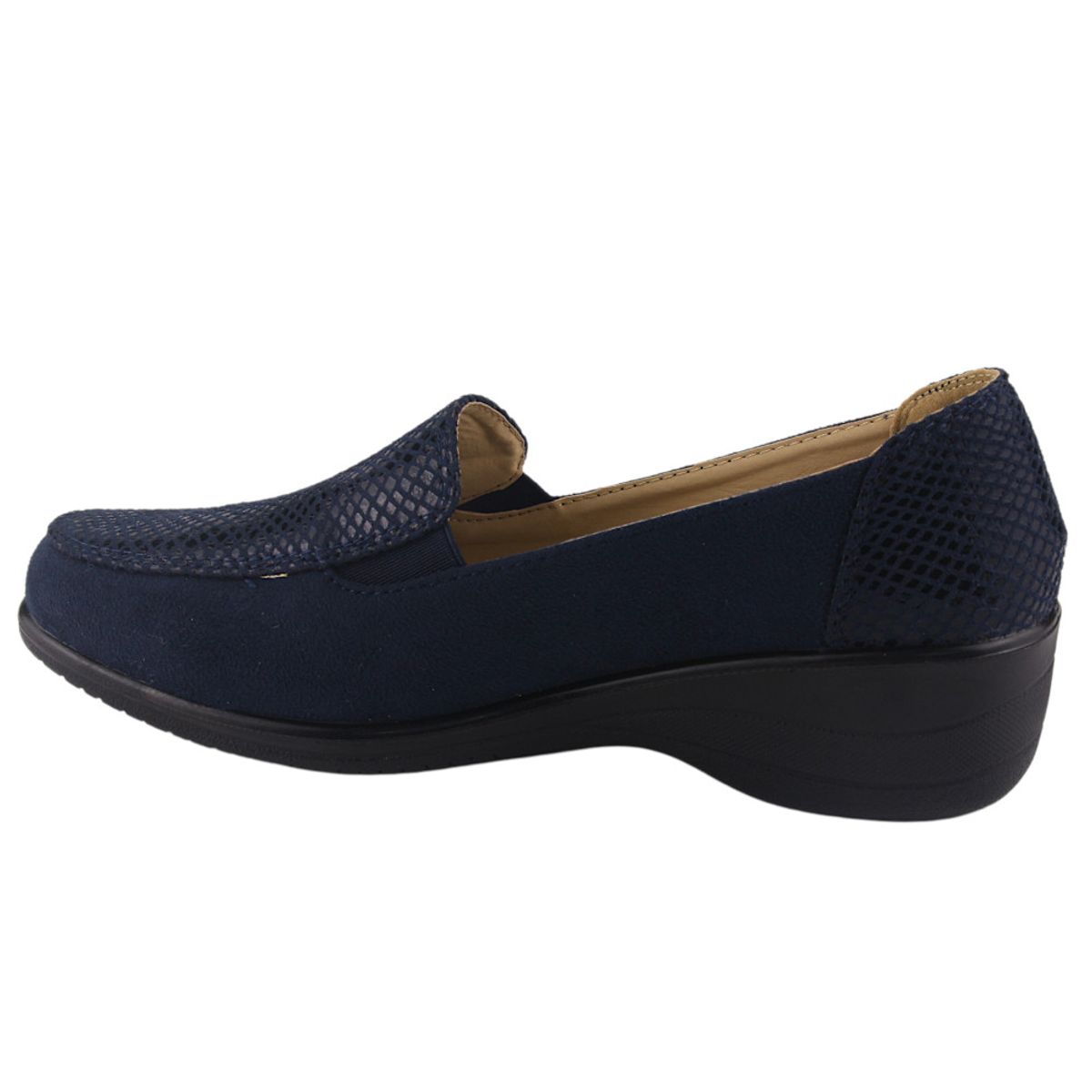 CHALADA - Mocasin Mujer Azul Marino Comfort Chalada Oscar-1
