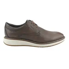 FERRACINI - Zapato Hombre Cuero Café Oscuro 3301-586
