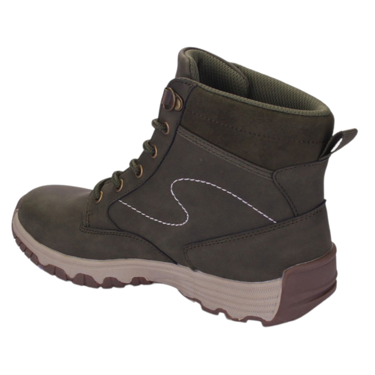 FUNWAY - Botin Mujer Oliva Casual Funway Opra-2