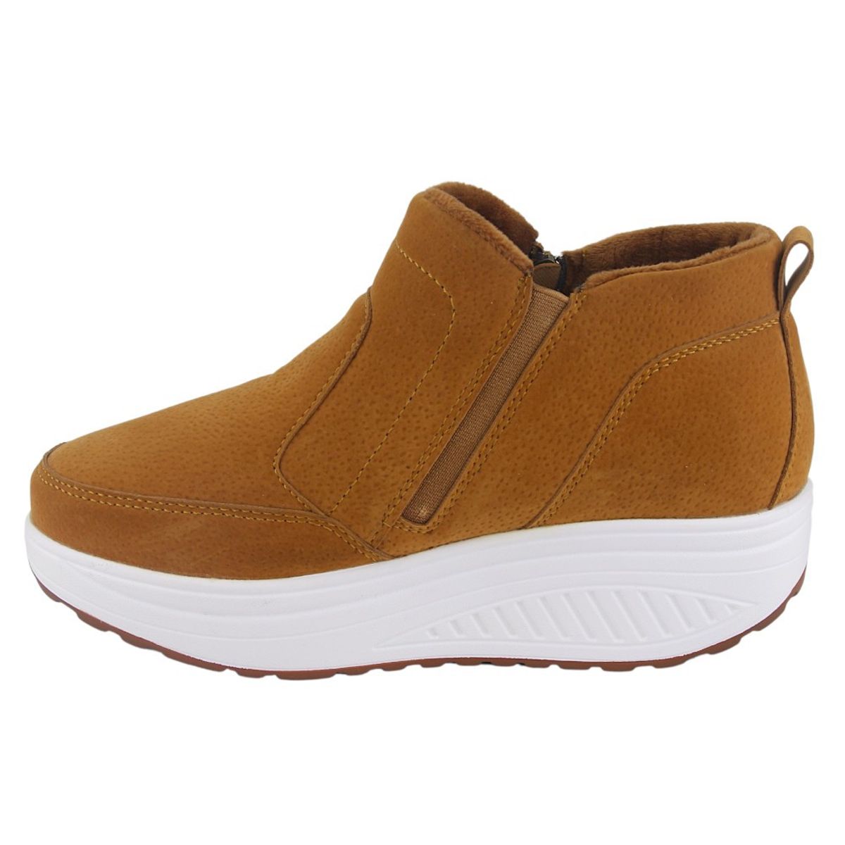 FUNWAY - Botin Mujer Camel Casual Funway Tija-32