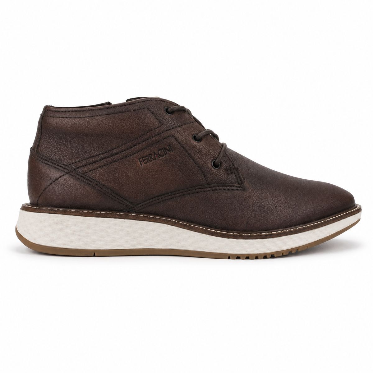 FERRACINI - Botin Hombre Café Claro Casual Ferracini 3300