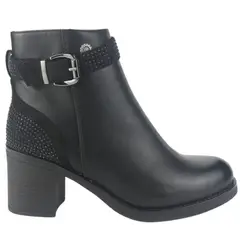 CHALADA - Botin Mujer Negro Casual Prata-2