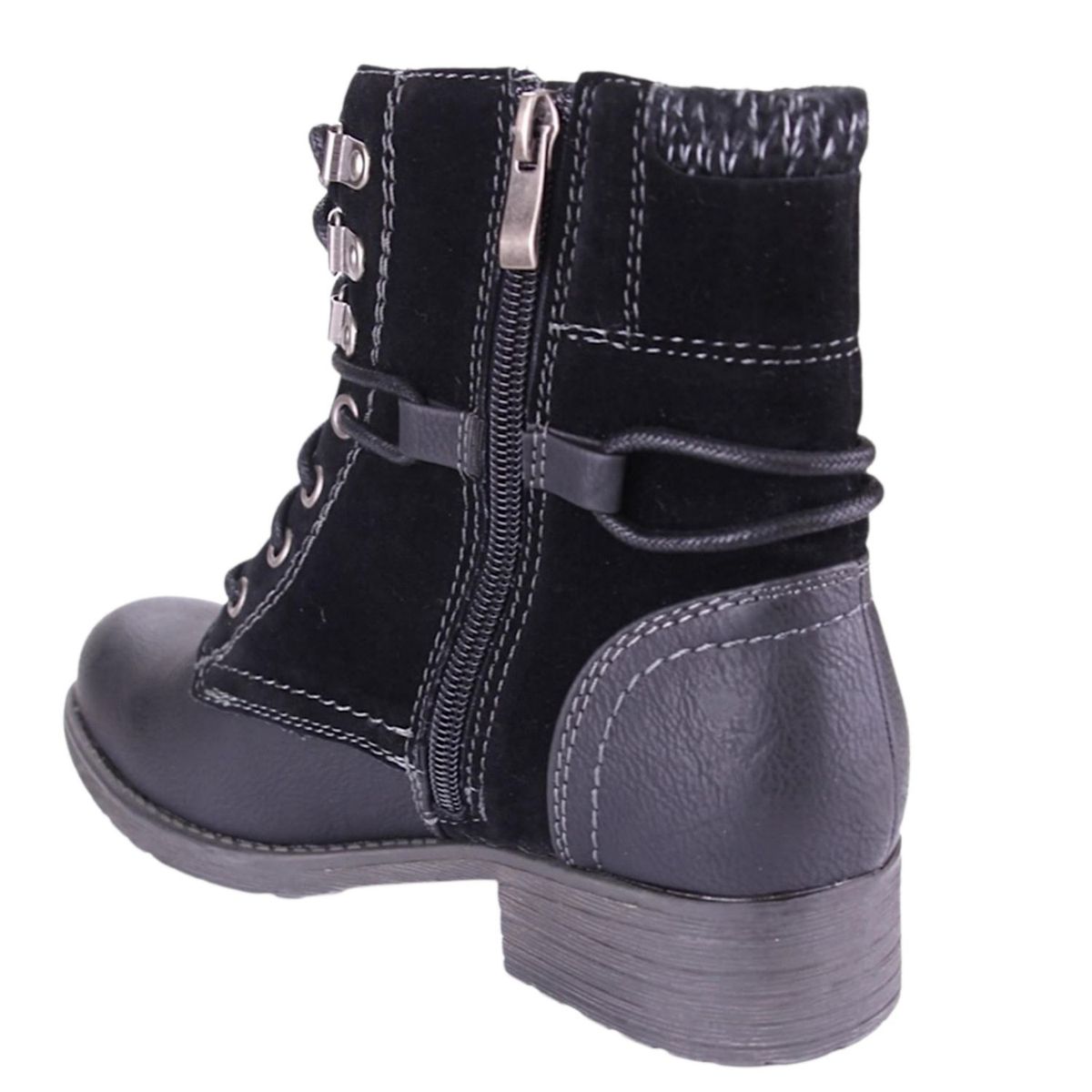 CHALADA - Botin Mujer Negro Casual Chalada Army-30