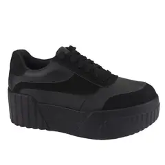 CHALADA - Zapatillas Mujer Negro Moda 38-Trust-1