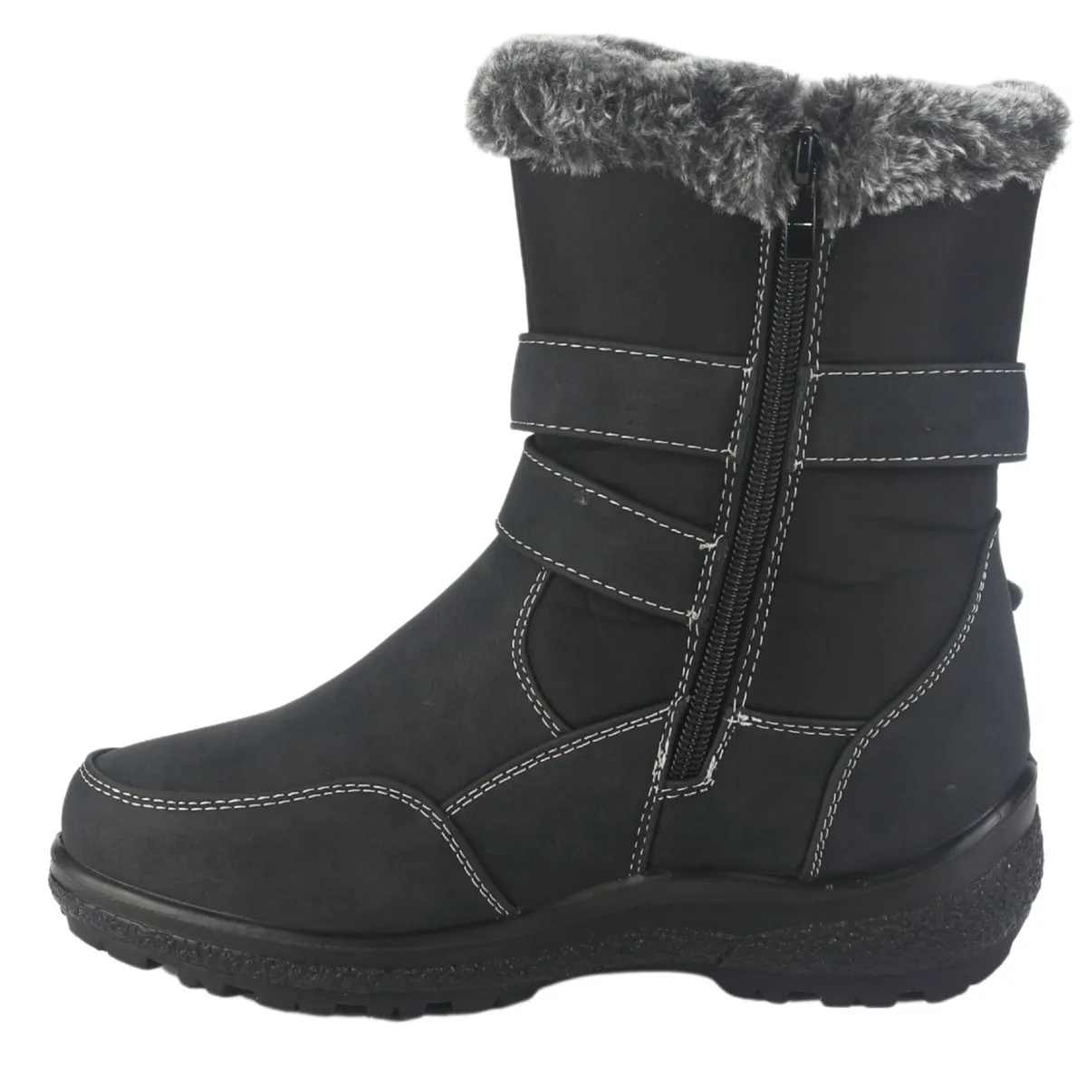 CHALADA - Botin Mujer Negro Casual Chalada Winter-7