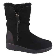 CHALADA - Botin Mujer Negro Casual Humen-1.