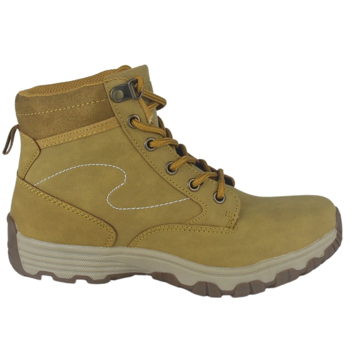 FUNWAY - Botin Mujer Camel Casual Funway Opra-2