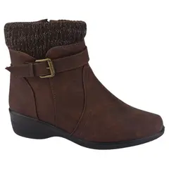 CHALADA - Botin Mujer Café Casual Confort-4