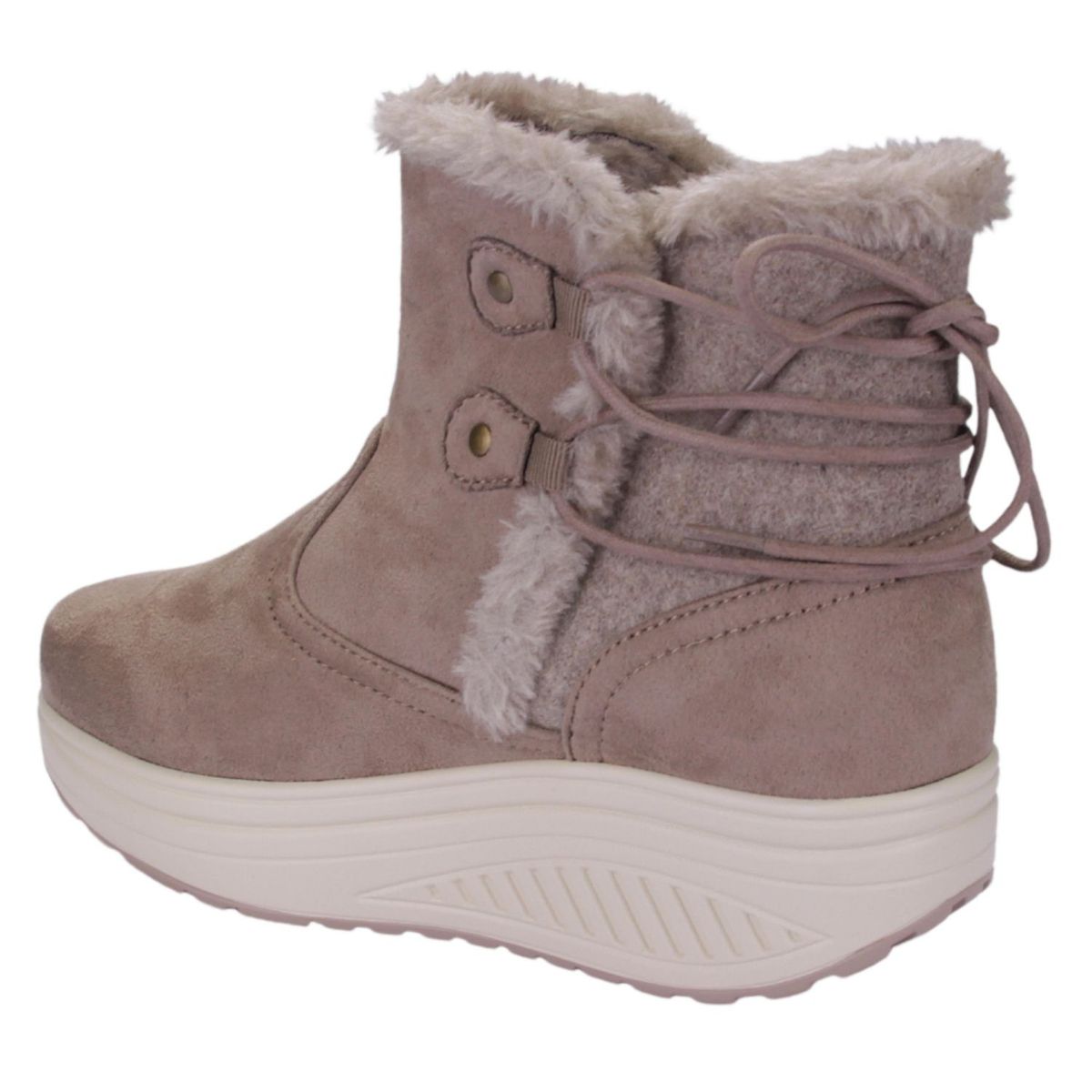 FUNWAY - Botin Mujer Beige Casual Funway Tija-17