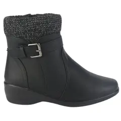 CHALADA - Botin Mujer Negro Casual Confort-4