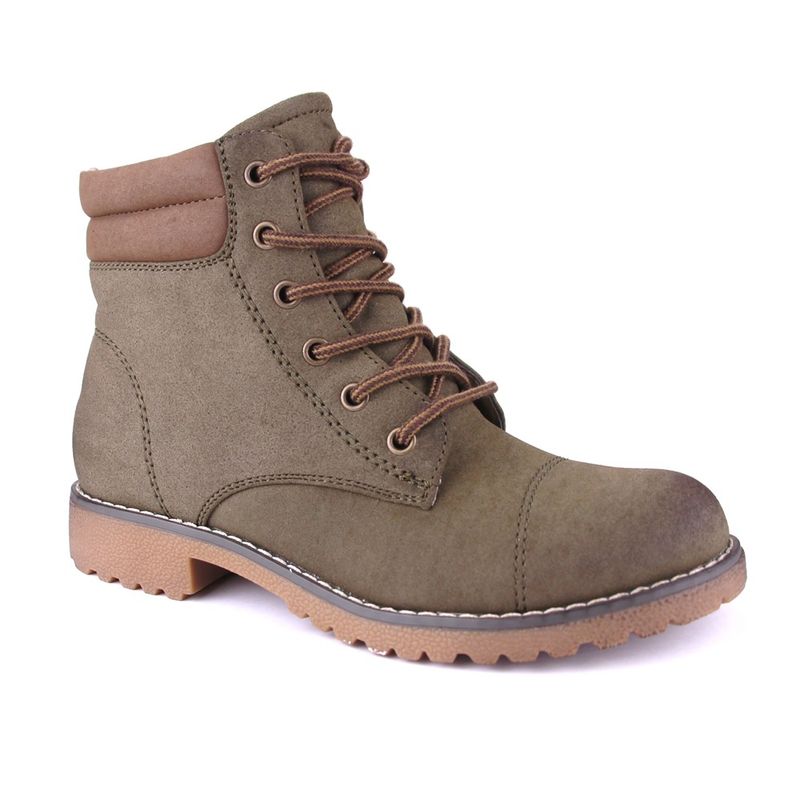 CHALADA - Botin Mujer Oliva Casual Chalada Yaki-1