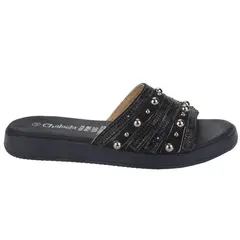 CHALADA - Sandalia Mujer Negro Casual Piar-1