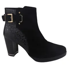 CHALADA - Botin Mujer Negro Moda Cady-3