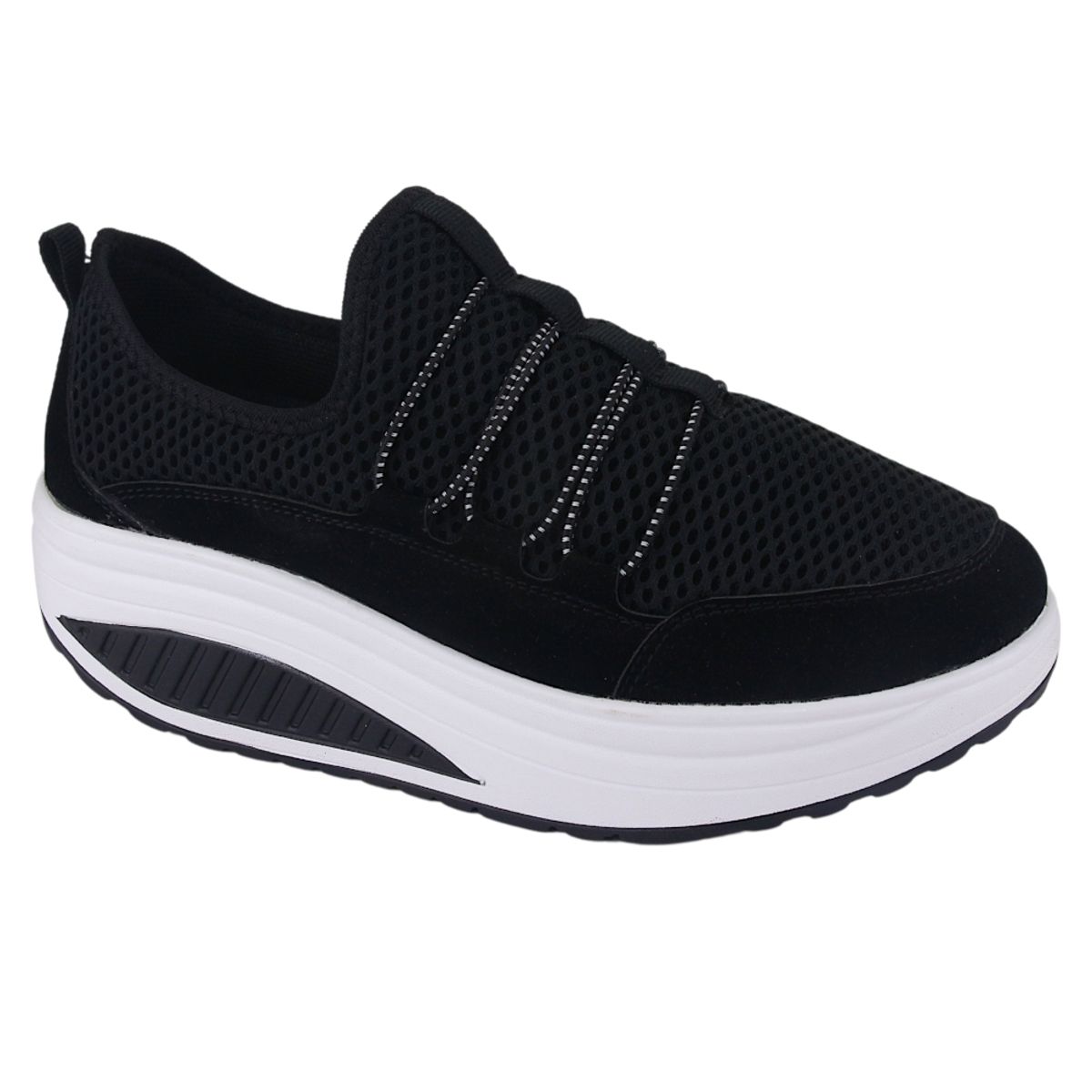 FUNWAY - Zapatillas Mujer Negro Casual Funway Tija-30