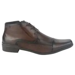 FERRACINI - Botin Hombre Cuero Café 4363