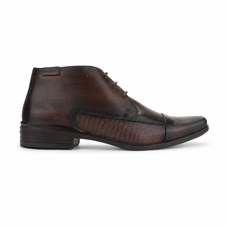 Botin Hombre Tostado Casual 4363