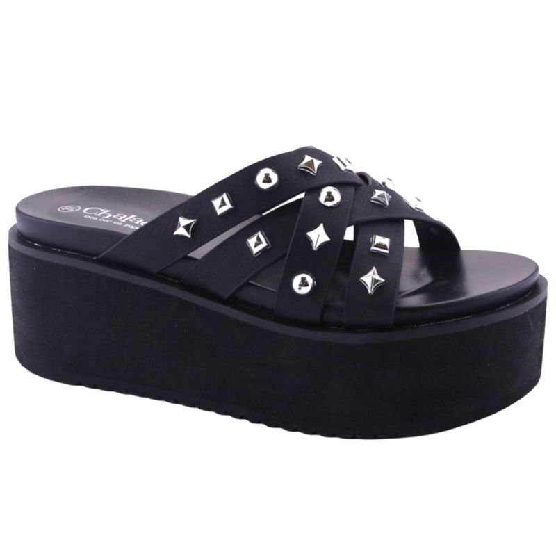 CHALADA - Sandalia Mujer Negro Moda Chalada Viru-20