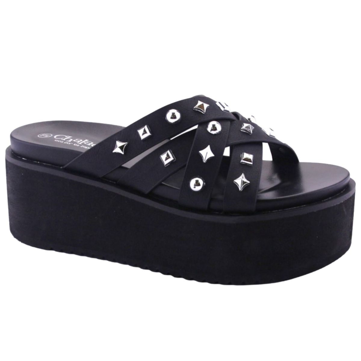 CHALADA - Sandalia Mujer Negro Moda Chalada Viru-20