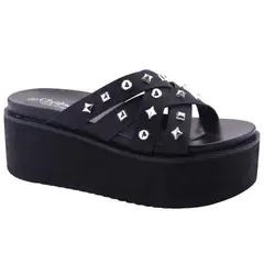 CHALADA - Sandalia Mujer Negro Moda Viru-20