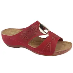 CHALADA - Sandalia Mujer Rojo Casual Kon-5