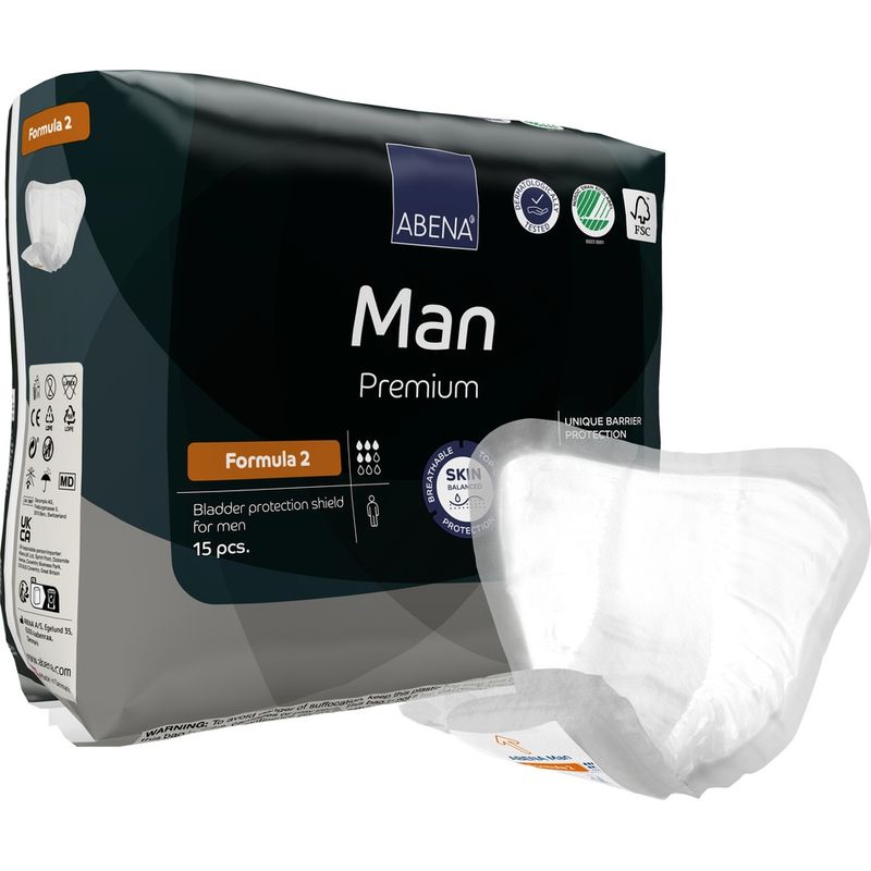 ABENA - Apósito Masculino ABENA Man Formula 2 (Ex ABENA Man Formula 2 17163)