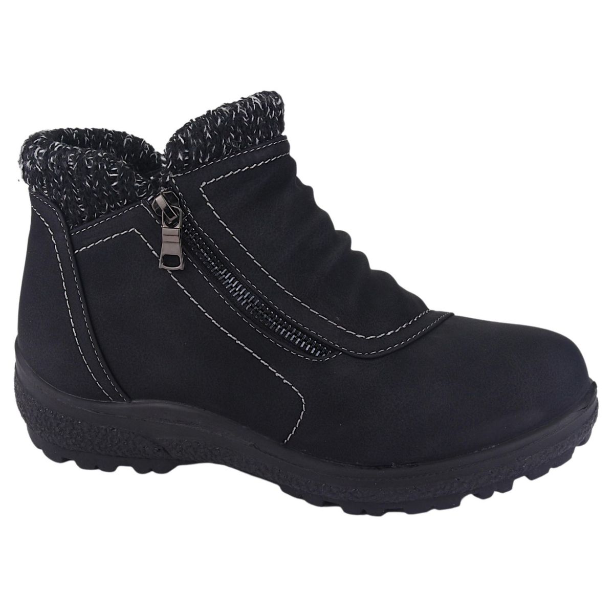 CHALADA - Botin Mujer Negro Casual Chalada Winter-1