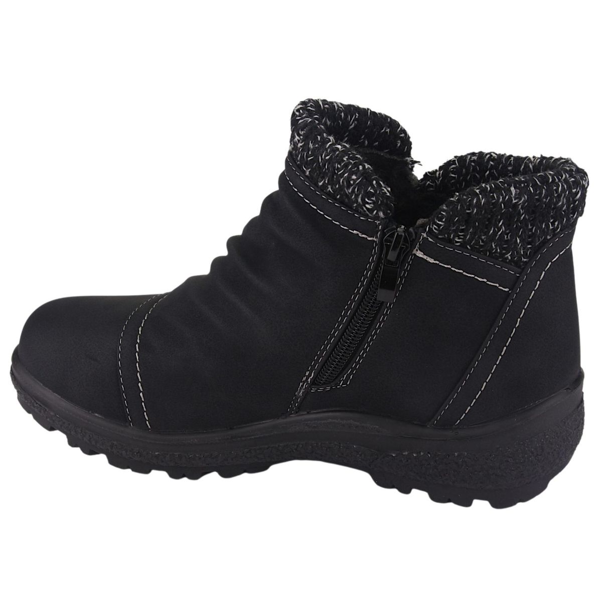 CHALADA - Botin Mujer Negro Casual Chalada Winter-1