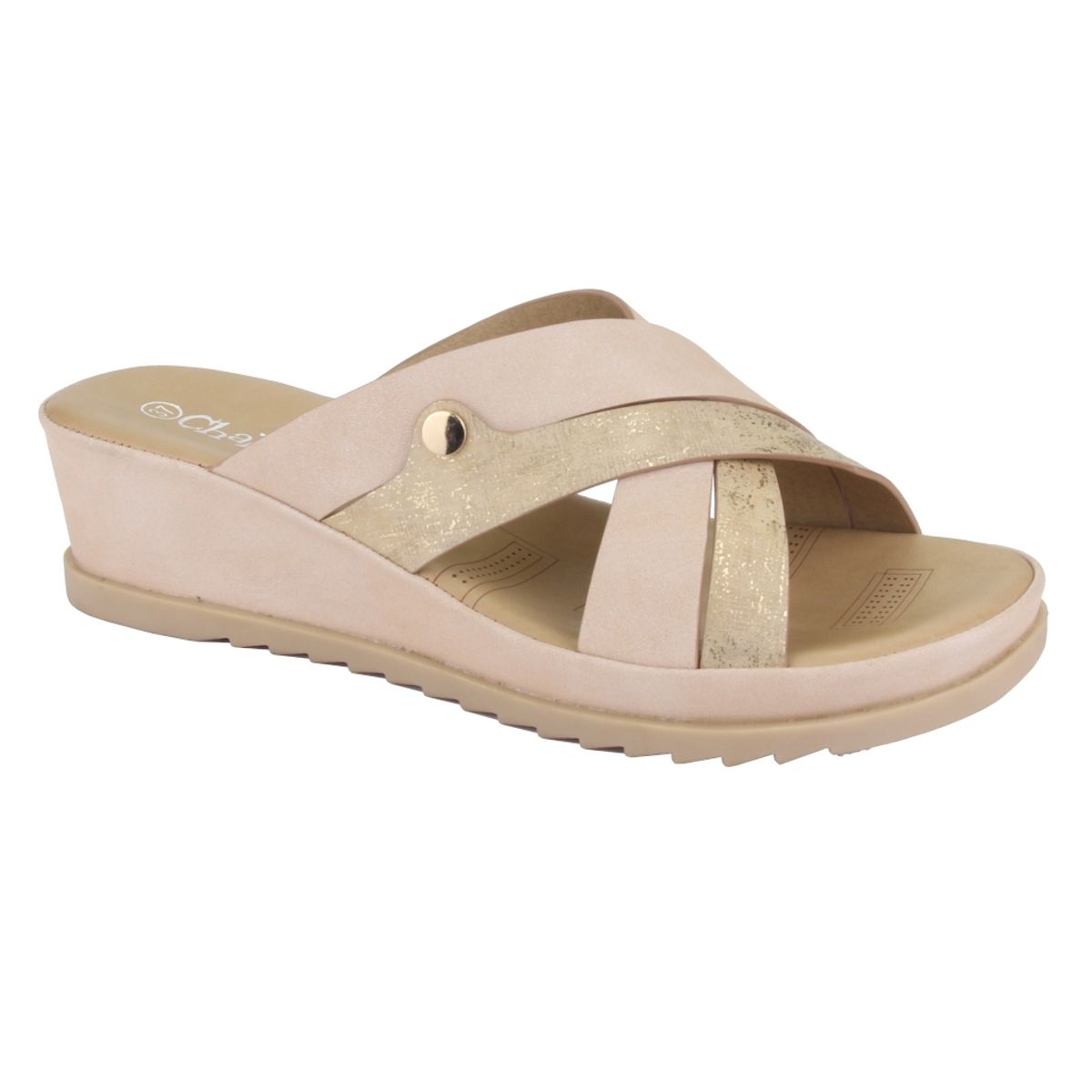 CHALADA - Sandalia Mujer Dorado Casual Chalada Piura-12