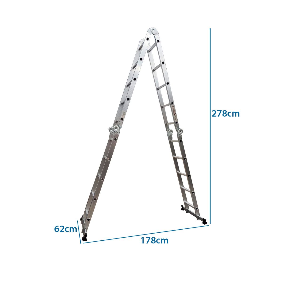 IGPRO - Escalera Multiproposito 5,7mt 20 Peldaños