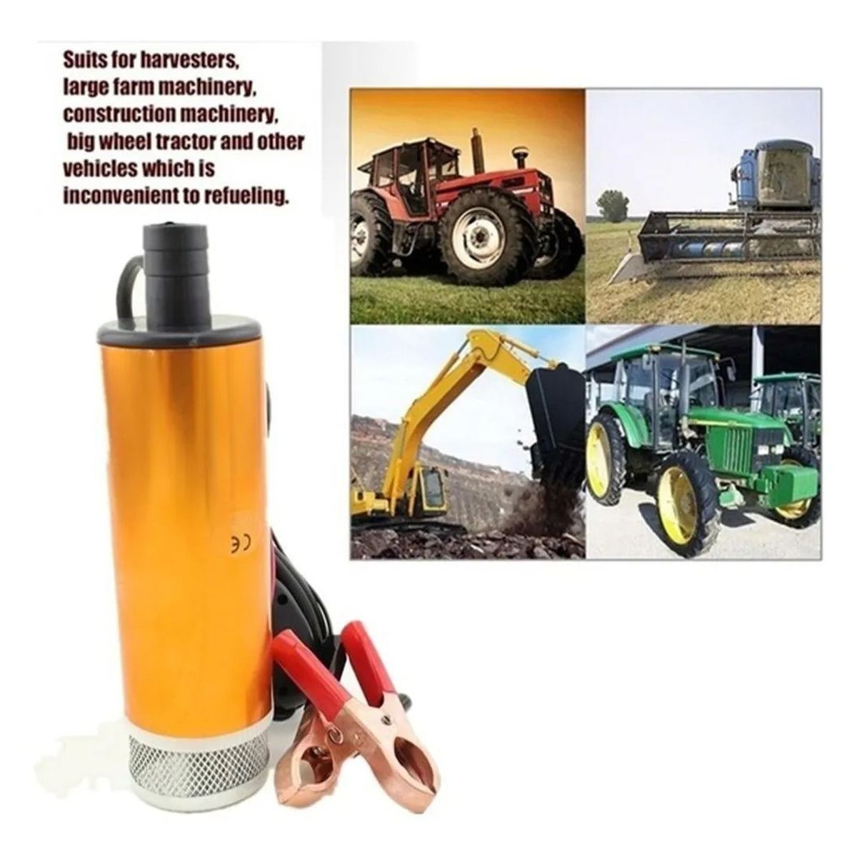 KUANGYE - Kit  Trasvasije Diesel Parafina 12v Manguera Pistola
