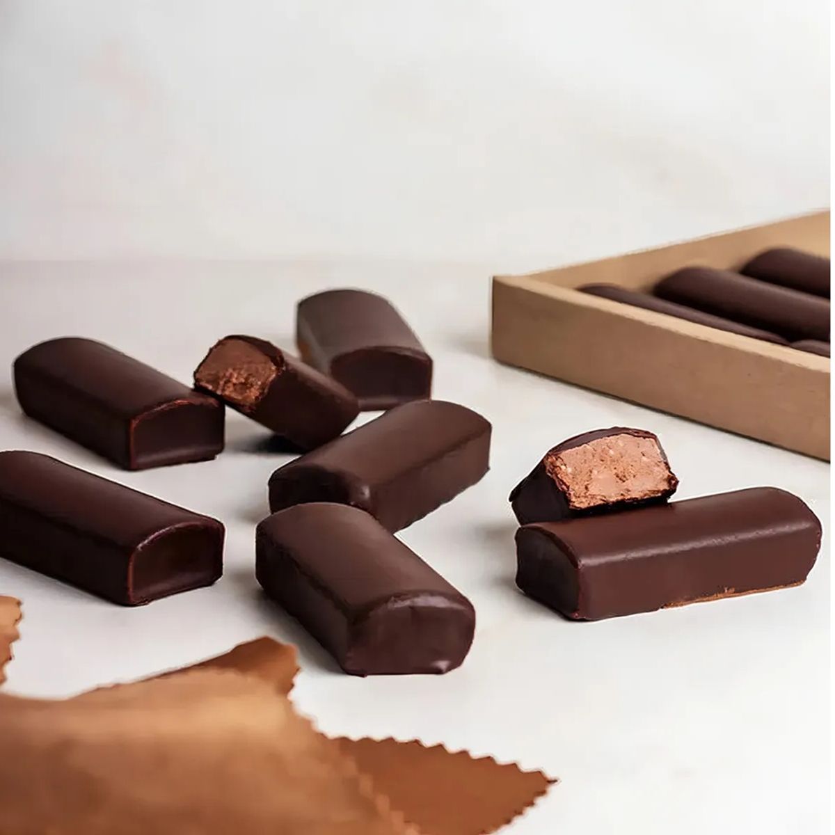 PASTELERIUS - X6 Moldes Silicona Chocolate Molde De Silicona Barra Cereal Moldes Silicona Barra Chocolate Molde